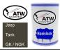 Preview: Jeep, Tank, GK / NGK: 500ml Lackdose, von ATW Autoteile West.